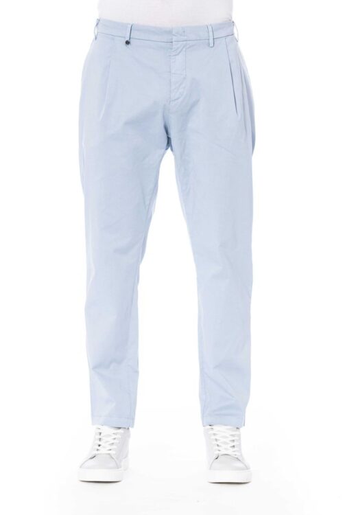 Distretto12 Light Blue Cotton Jeans & Pant