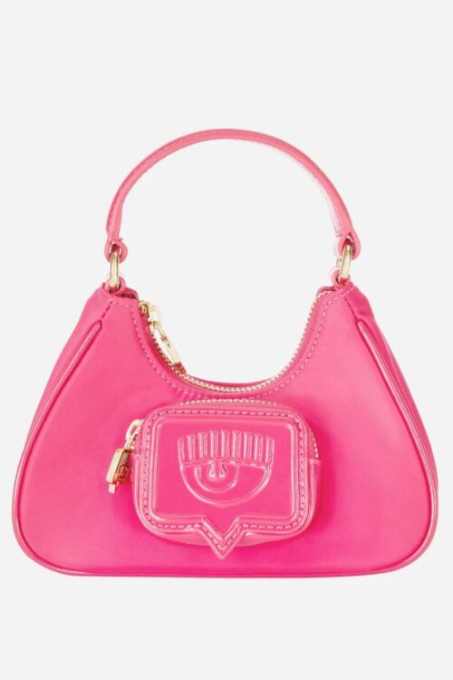 Chiara Ferragni Fuchsia Fabric Handbag