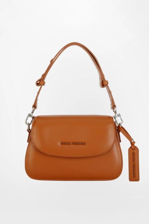 Chiara Ferragni Brown Fabric Handbag