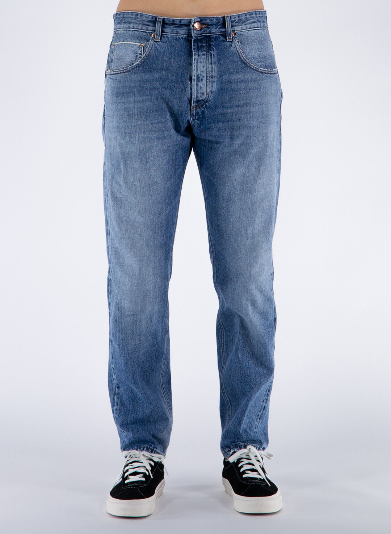 Don The Fuller Elegant Medium Wash Men’s Cotton Jeans