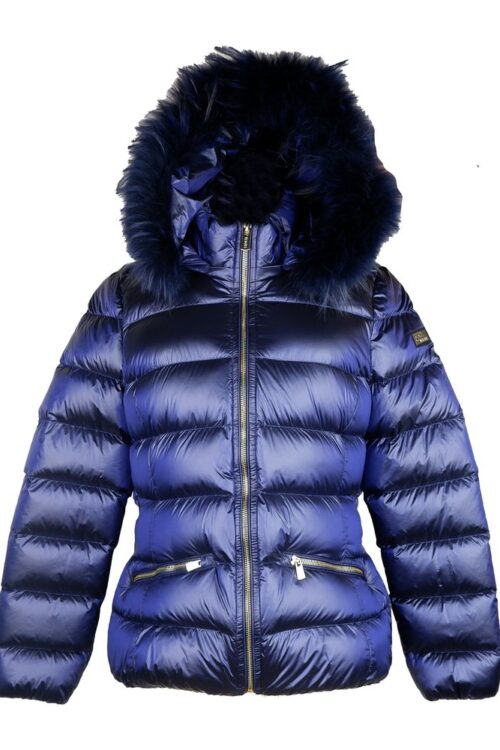 Chic Blue Yes Zee Jacket with Murmasky Fur