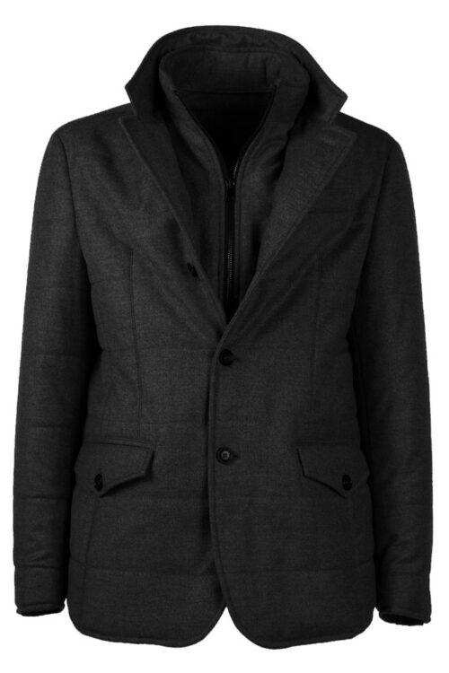 Made in Italy Elegant Wool-Cashmere Men’s Coat