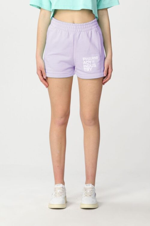 Pharmacy Industry Chic Purple Cotton Shorts