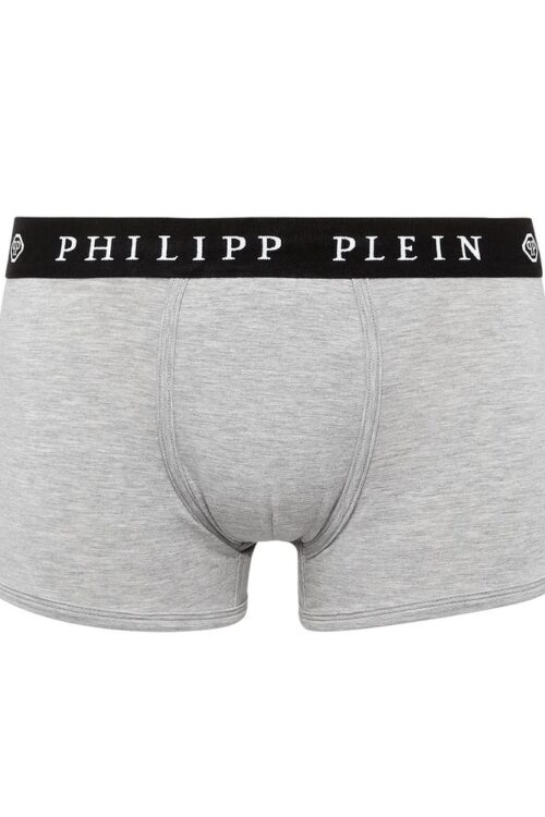 Philipp Plein Sleek Gray Boxer Duo