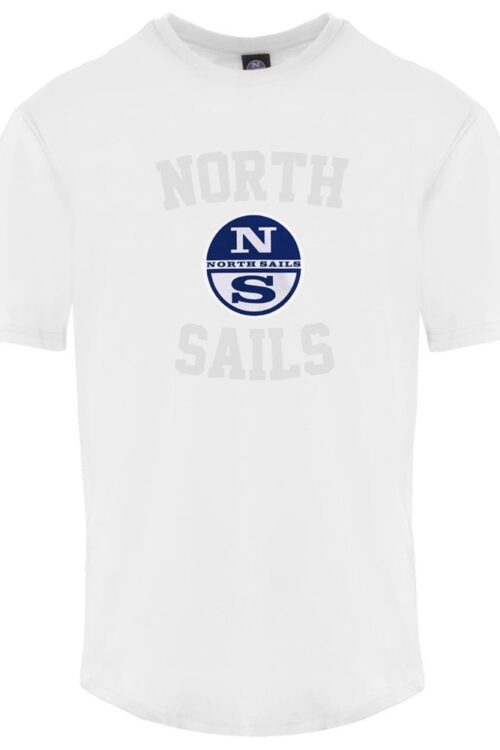 North Sails Elevated Casual White Crewneck Cotton Tee
