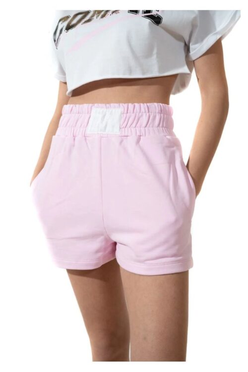 Comme Des Fuckdown Chic Stretch Cotton Logo Shorts