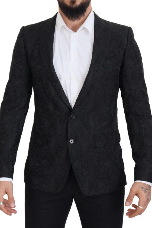 Dolce & Gabbana Elegant Slim Fit Peak Lapel Blazer