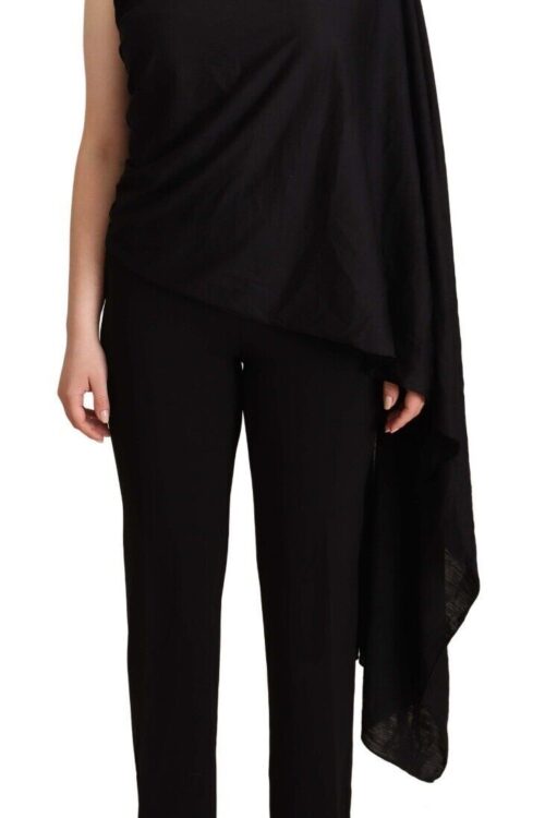 Dolce & Gabbana Elegant One-Shoulder Wool Top