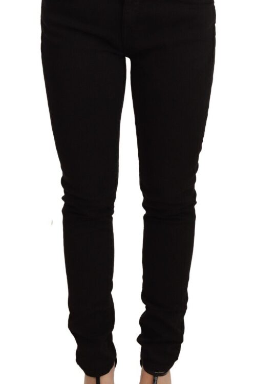 Dolce & Gabbana Elegant Slim-Fit Black Skinny Jeans