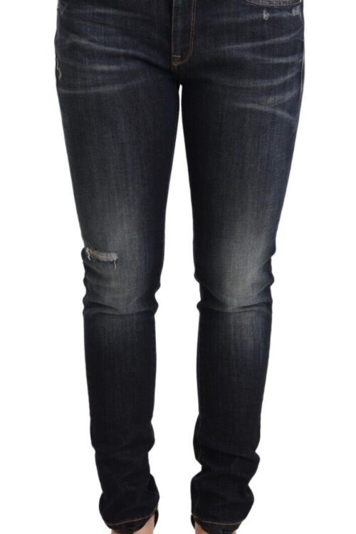 Dolce & Gabbana Chic Blue Slim Skinny Jeans
