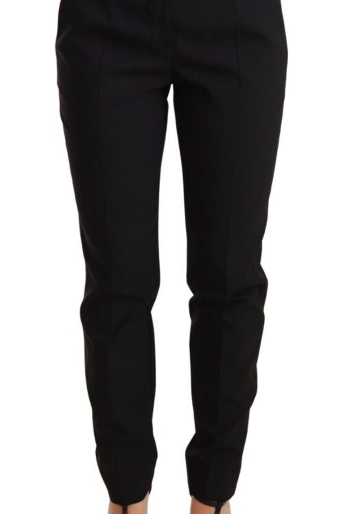 Dolce & Gabbana Elegant Tapered Virgin Wool Trousers