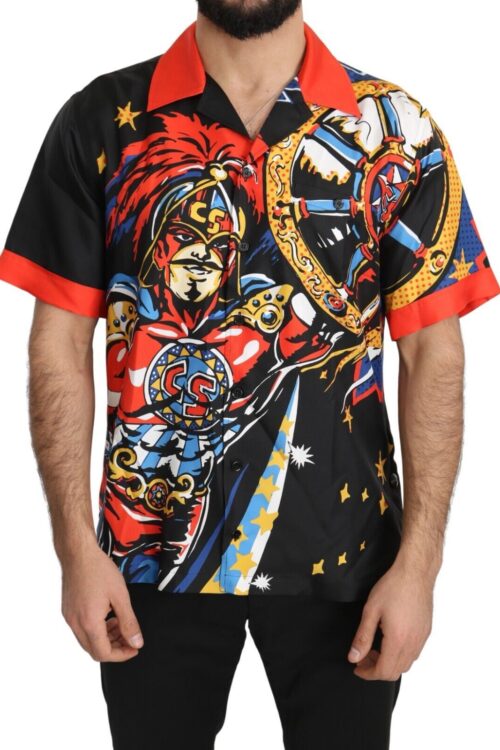 Dolce & Gabbana Multicolor Silk Casual Elegance Shirt
