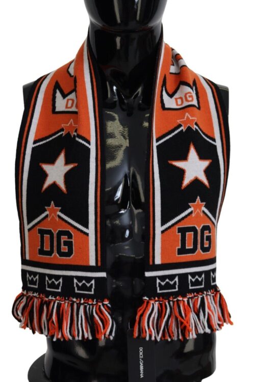 Dolce & Gabbana Elegant Multicolor Wool-Cashmere Men’s Scarf