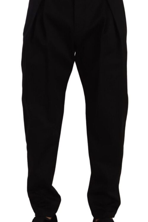 Dolce & Gabbana Elegant Slim-Fit Cotton Trousers