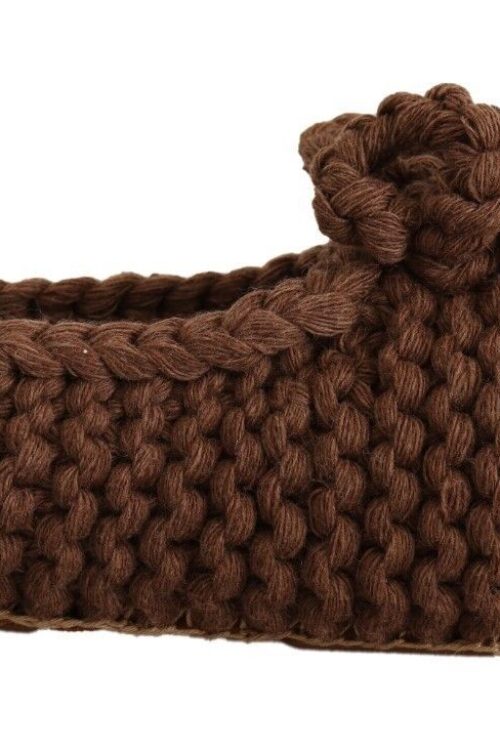 Dolce & Gabbana Elegant Wool Knit Ballerina Flats