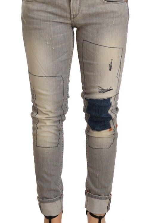 Acht Chic Slim Fit Gray Wash Denim Jeans