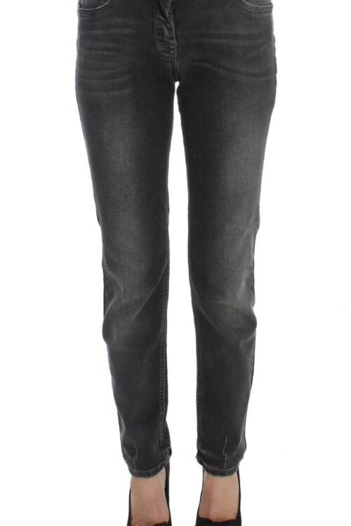 Ermanno Scervino Elegant Gray Regular Fit Jeans