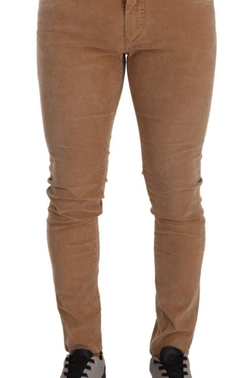 Dolce & Gabbana Elegant Slim Fit Corduroy Jeans