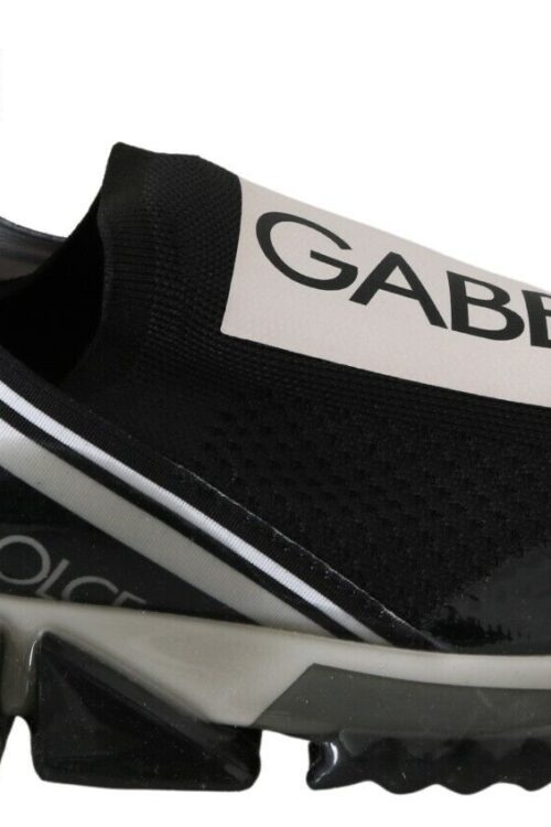 Dolce & Gabbana Dapper Black Casual Sport Sneakers