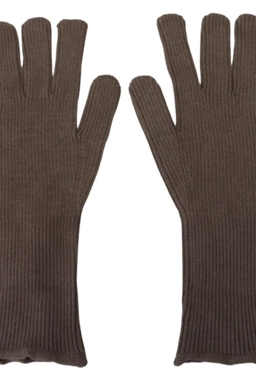 Dolce & Gabbana Elegant Cashmere-Silk Blend Winter Gloves
