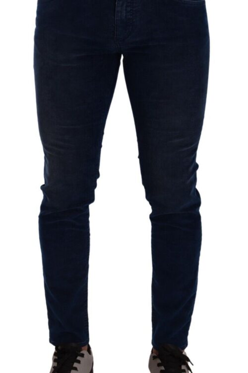 Dolce & Gabbana Sleek Dark Blue Slim Fit Jeans