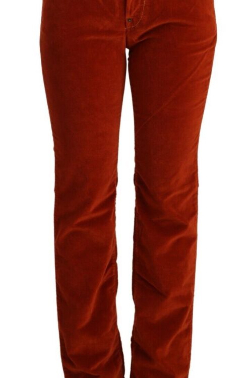 GF Ferre Chic Red Low Waist Straight Cut Jeans