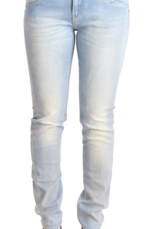 Acht Chic Low Waist Skinny Light Blue Denim