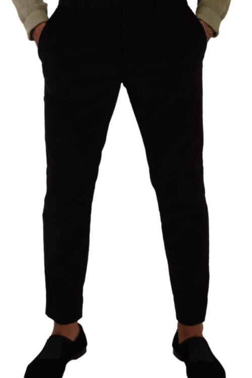 Dolce & Gabbana Elegant Slim Fit Corduroy Skinny Pants