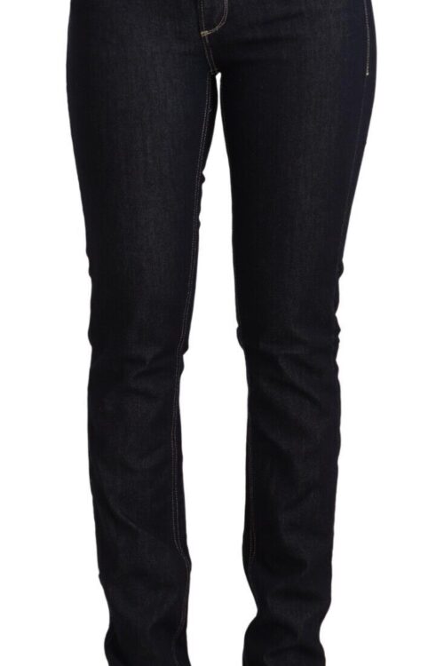 GF Ferre Chic Low Waist Skinny Jeans in Timeless Black