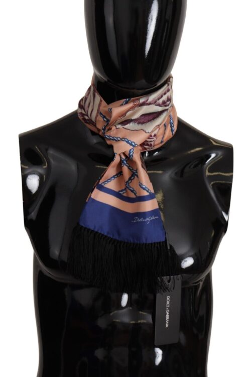 Dolce & Gabbana Elegant Silk Men’s Scarf Wrap