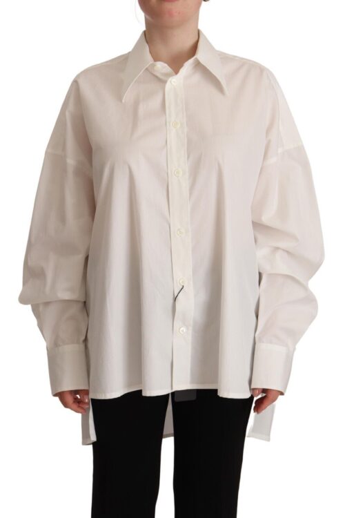 Dolce & Gabbana Timeless White Polo Top – Elegance Meets Comfort