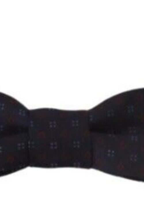 Dolce & Gabbana Elegant Silk Blue Bow Tie