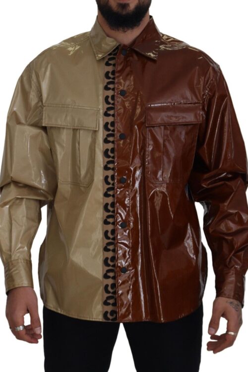 Dolce & Gabbana Elegant Multicolor Silk Casual Button-Down Shirt
