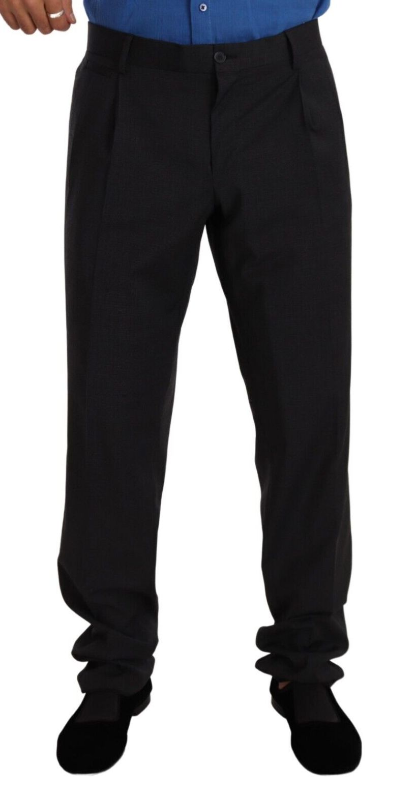 Dolce & Gabbana Elegant Gray Formal Men’s Trousers