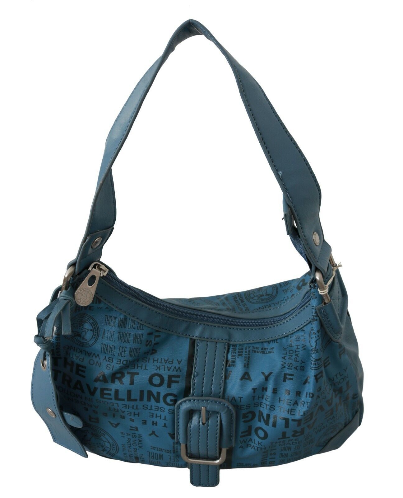 WAYFARER Chic Blue Fabric Shoulder Bag – Perfect for Everyday Elegance