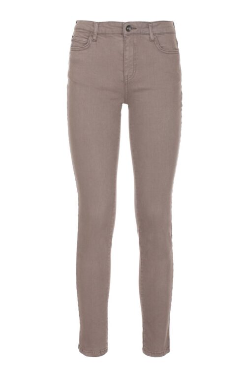 Imperfect Impeccable Gray Cotton Stretch Pants