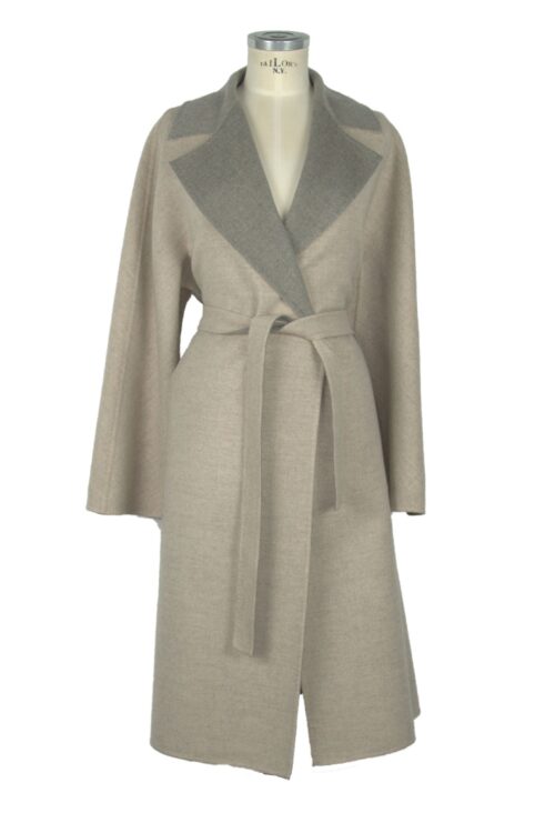 Made in Italy Elegant Italian Virgin Wool Coat