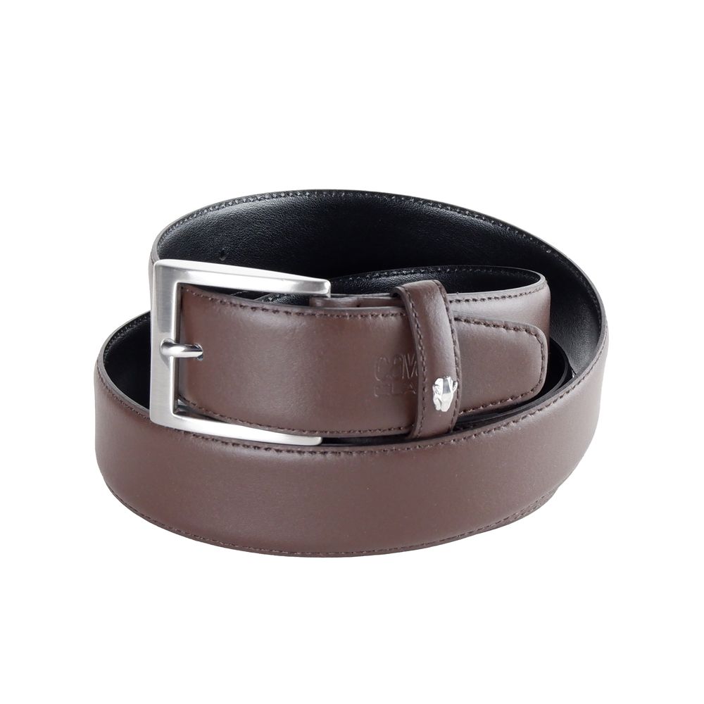 Cavalli Class Elegant Reversible Leather Belt – Dual Tone