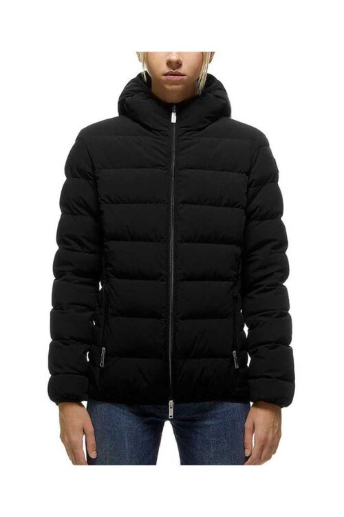 Centogrammi Elegant Ultra-Light Hooded Down Jacket