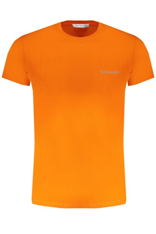 Trussardi Orange Cotton T-Shirt