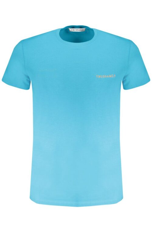 Trussardi Light Blue Cotton T-Shirt