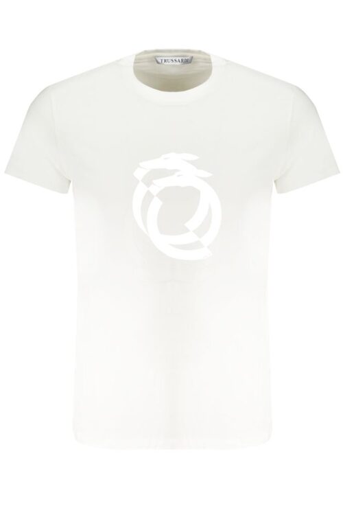 Trussardi White Cotton T-Shirt