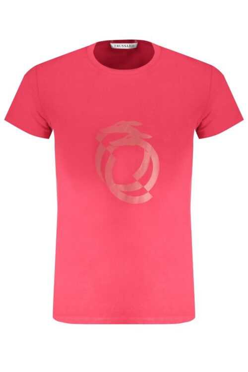 Trussardi Red Cotton T-Shirt