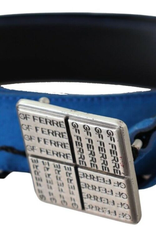 GF Ferre Elegant Royal Blue Leather Belt