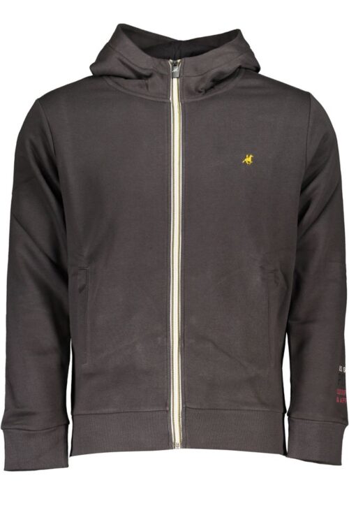 U.S. Grand Polo Chic Gray Hooded Fleece Sweatshirt