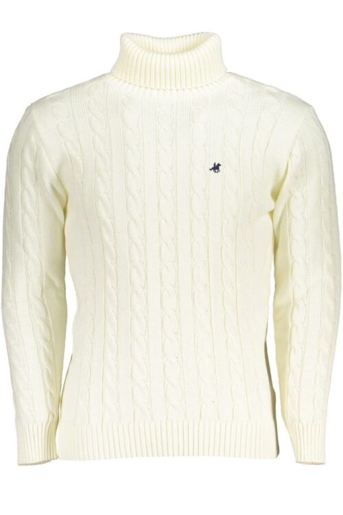 U.S. Grand Polo Elegant Turtleneck Sweater with Embroidered Logo