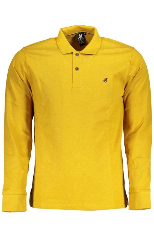 U.S. Grand Polo Classic Yellow Cotton Polo with Embroidery