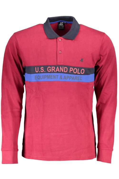 U.S. Grand Polo Red Cotton Polo Shirt