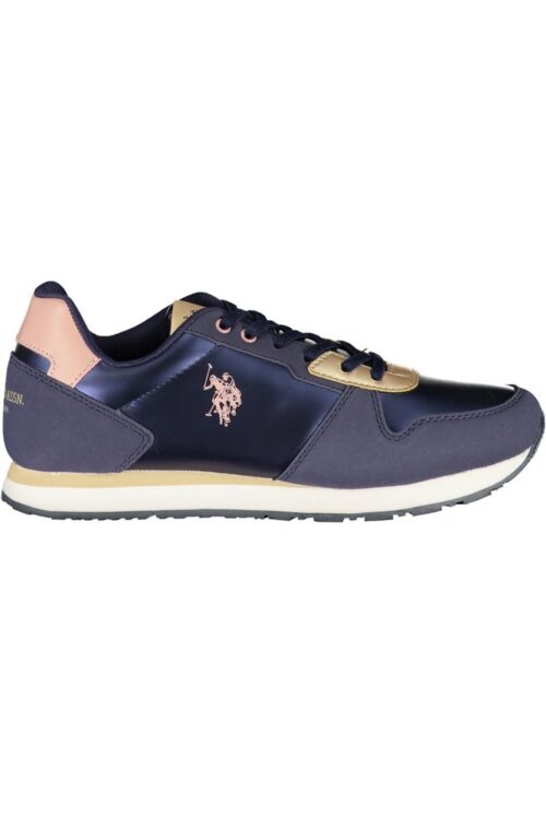 U.S. POLO ASSN. Blue Polyester Sneaker