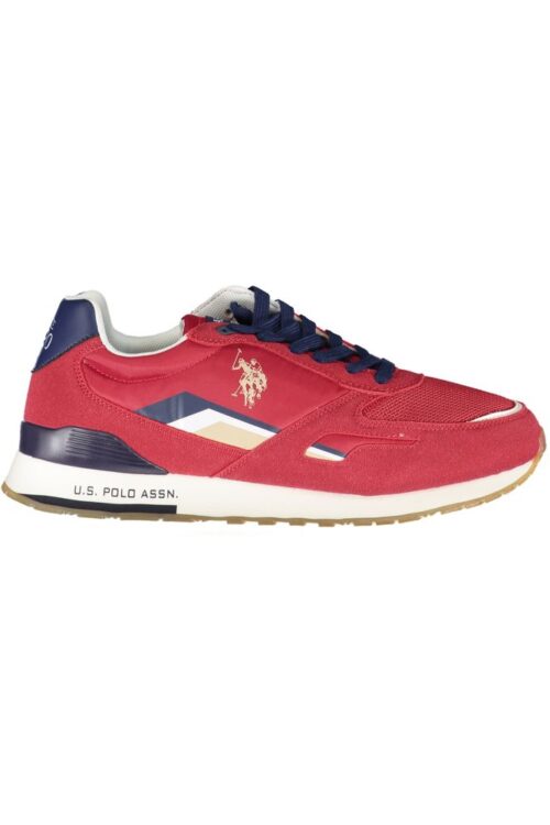 U.S. POLO ASSN. Sleek Pink Sneakers with Eye-Catching Contrast